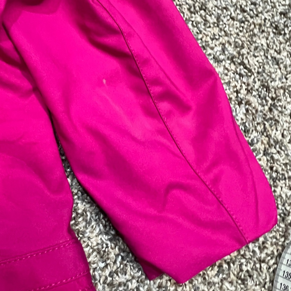 WHBM BLAZER JACKET HOT PINK 3/4 SLEEVES STRETCH SILVER ZIPPER SIZE 8 MEDIUM - Picture 11 of 16